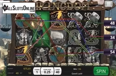 Wild win screen 2. Vikingdom from Genii