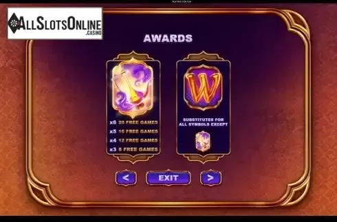 Special symbols screen