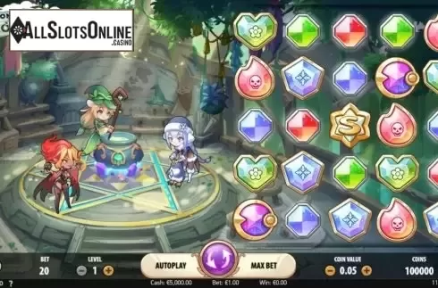 Reel Screen. Wonderland Protector from NetEnt