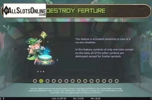 Features 2. Wonderland Protector from NetEnt