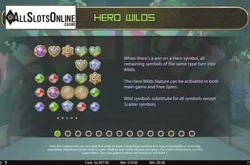 Features 1. Wonderland Protector from NetEnt