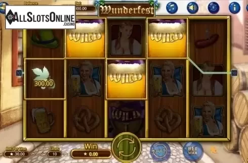Win Screen. Wunderfest from Booming Games