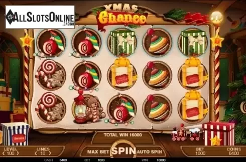 Win screen 2. Xmas Chance from BetConstruct