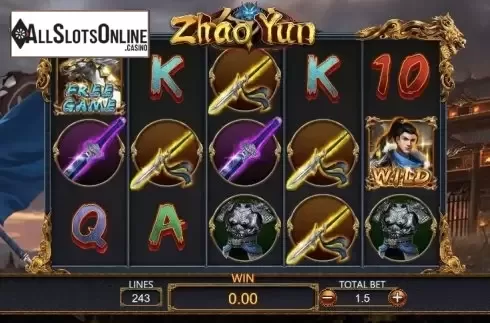 Start screen 2. Zhao Yun from Dragoon Soft