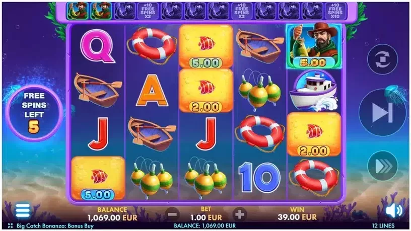 Big Catch Bonanza: Bonus Buy slot screenshot