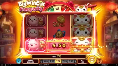 Big Win Cat Pawsperity slot screenshot 3