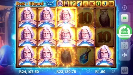 Book of Wizard: Crystal Chance slot screenshot 4