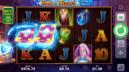 Book of Wizard: Crystal Chance slot screenshot 1