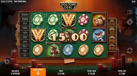 Dog Town Deal slot screenshot 3