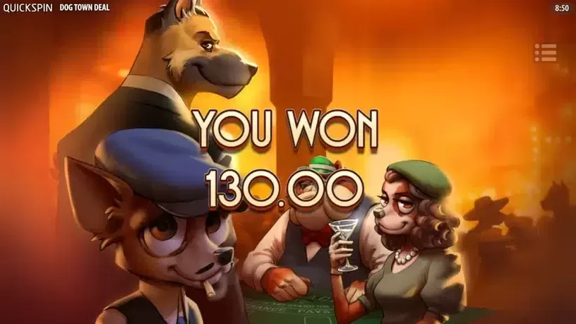 Dog Town Deal slot screenshot 