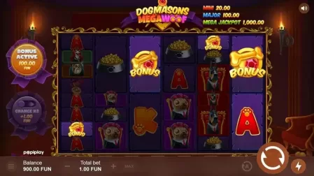Dogmasons MegaWOOF slot screenshot 2