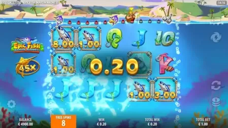 Epic Fish Marlin Madness slot screenshot 3