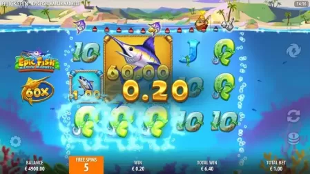 Epic Fish Marlin Madness slot screenshot 4