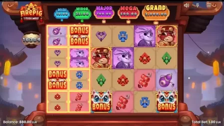Fire Pig Push Ways slot screenshot 2