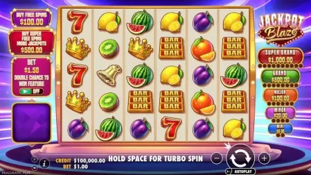 Jackpot Blaze slot screenshot 1