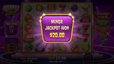 Jackpot Blaze slot screenshot 6