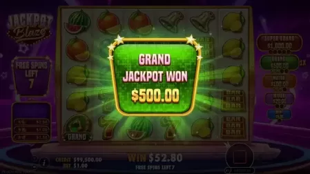 Jackpot Blaze slot screenshot 7