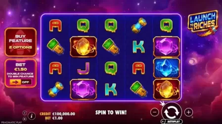 Launch to Riches slot screenshot 1
