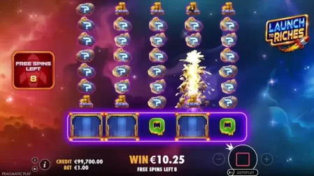 Launch to Riches slot screenshot 4