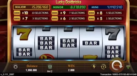 Lucky Goldbricks slot screenshot 2