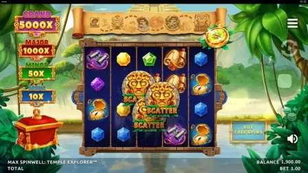 Max Spinwell Temple Explorer slot screenshot 2