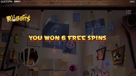 Robbits slot screenshot 2
