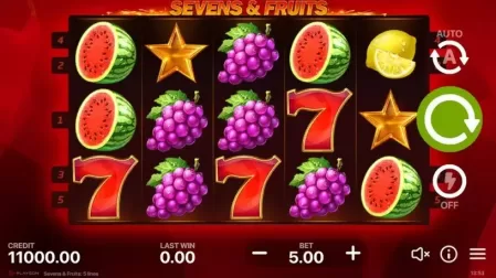 Sevens & Fruits slot screenshot 1