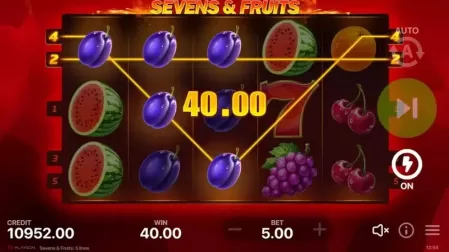 Sevens & Fruits slot screenshot 4