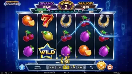 Stepping Diamonds slot screenshot 4