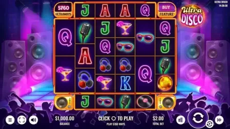 Ultra Disco slot screenshot 1