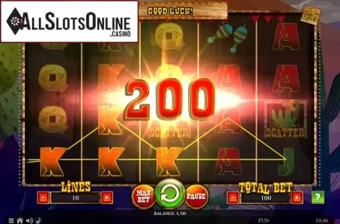 Win screen 2. 100 Lucky Chillies from Spinomenal