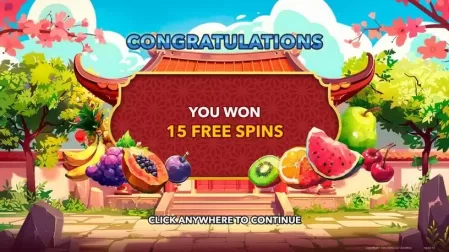 243 Fruity Zen slot screenshot 3