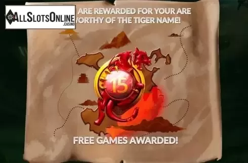 Free spins intro screen. 3 Kingdom: WU from Maverick