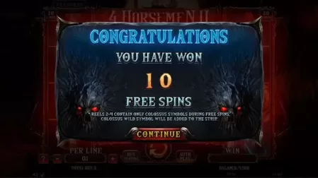 4 Horsemen 2 slot screenshot 3