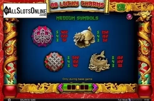 Screen4. 88 Lucky Charms from Spinomenal