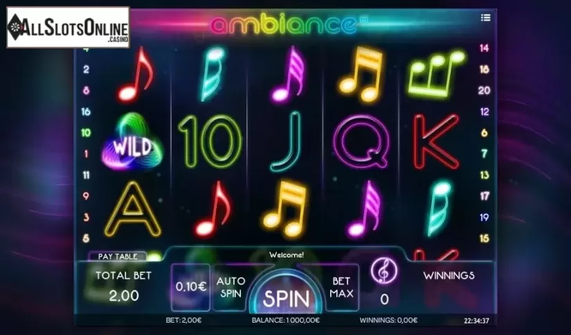 Reels. Ambiance from iSoftBet