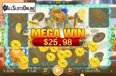 Mega Win screen