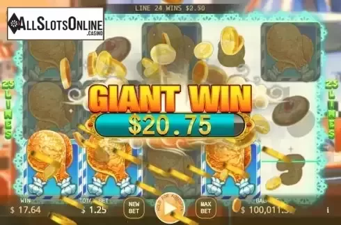 Giant Win screen