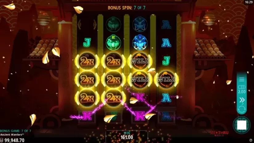 Ancient Warriors slot screenshot 3