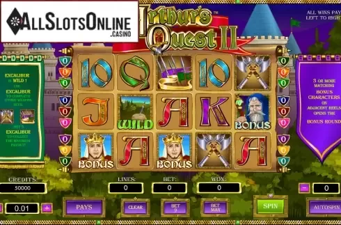 Screen5. Arthur's Quest II from Amaya