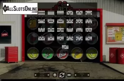 Paylines screen