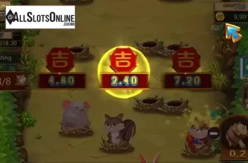 Bonus Game Choose Screen