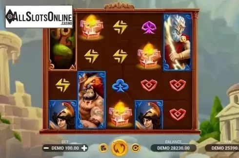Free spins win screen
