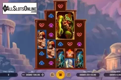 Free spins game screen
