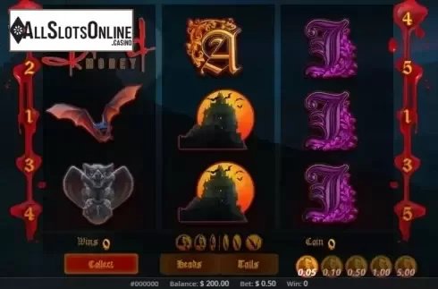 Reel Screen. Blood Money from Concept Gaming
