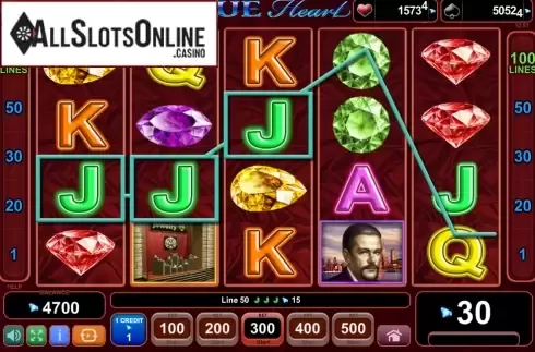 Screen9. Blue Heart from EGT