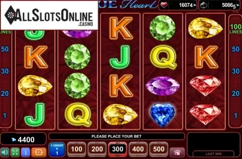Screen8. Blue Heart from EGT