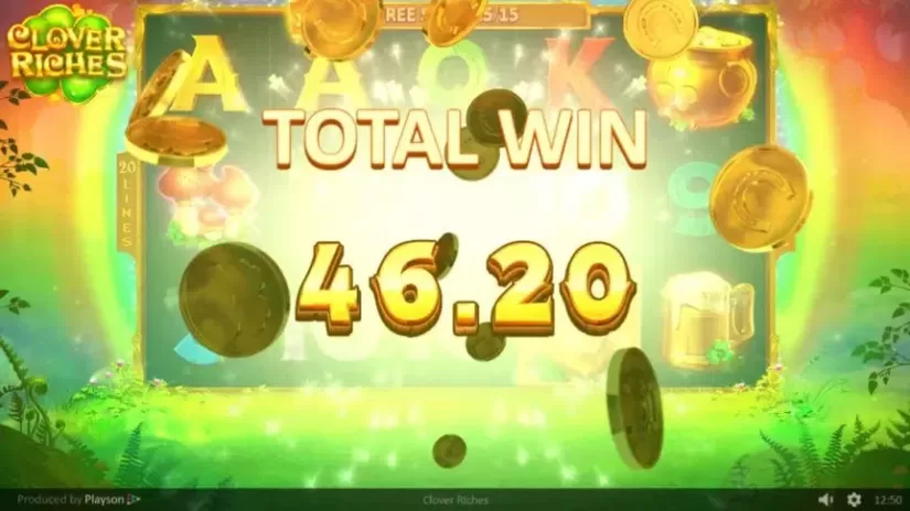 Clover Riches slot screenshot 5