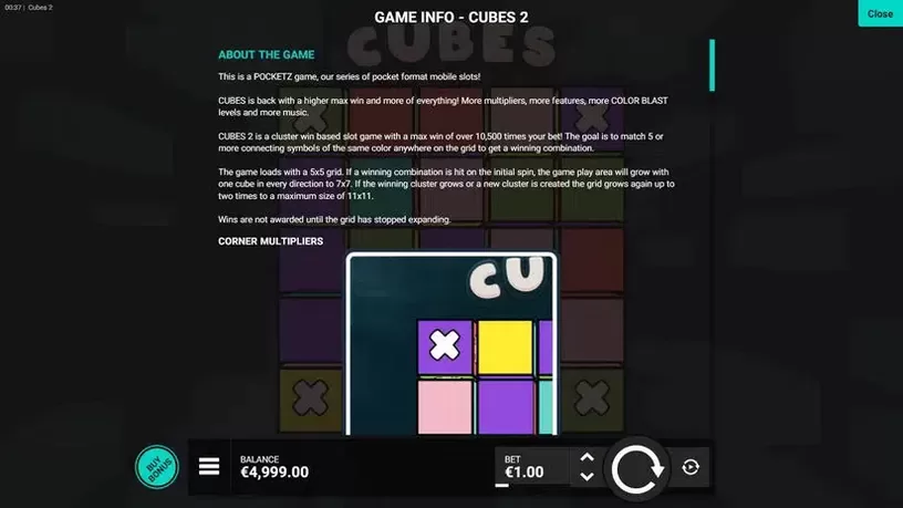 Cubes 2 slot screenshot 5