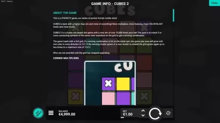 Cubes 2 slot screenshot 5